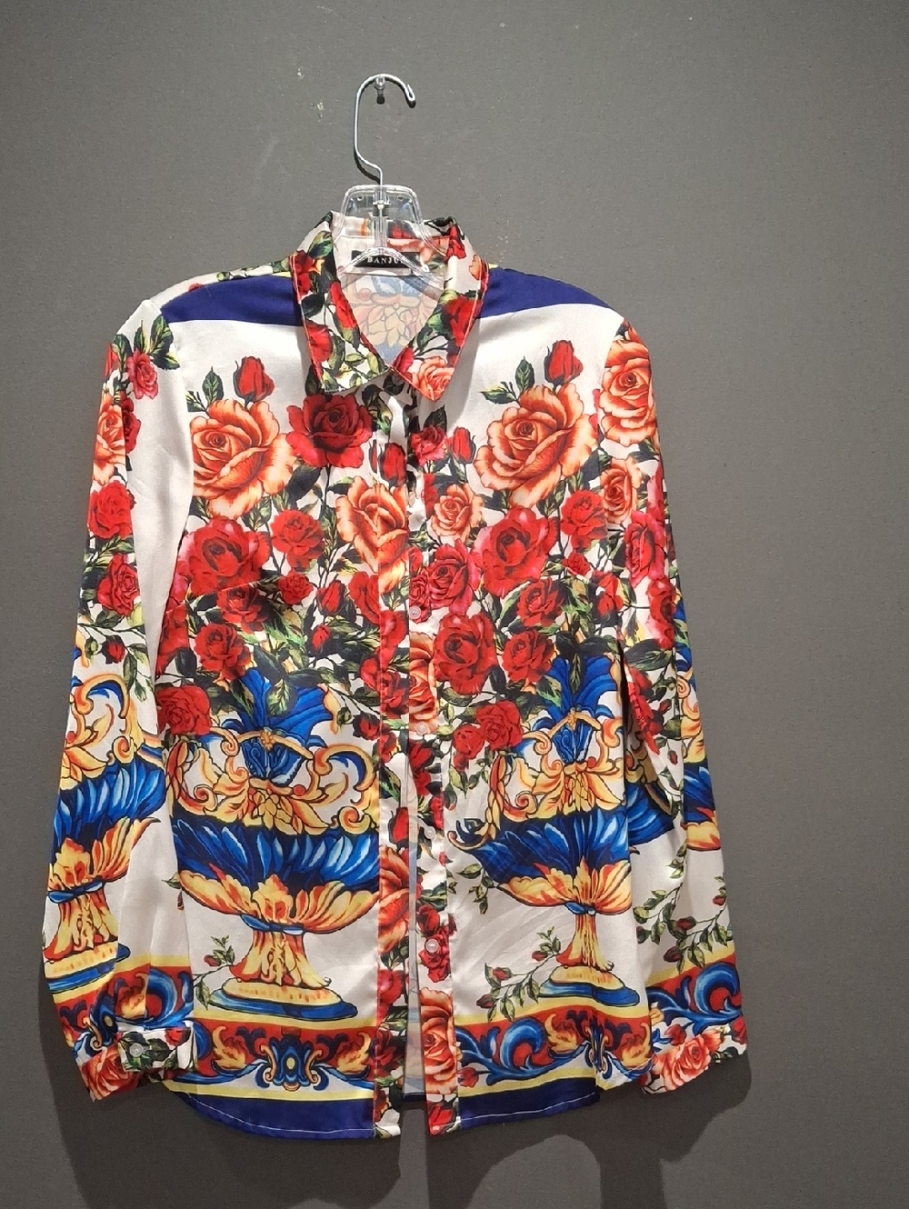 Banjul Multicolor Floral & Medallion Button-Down Shirt